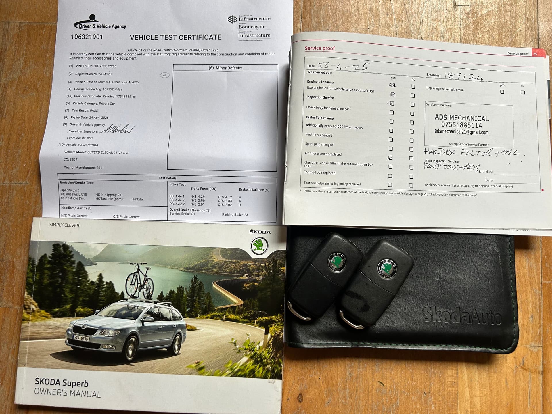 2011 Skoda Superb 3.6 V6 Elegance DSG Estate - LMC Cars Belfast - photo 38 of 38